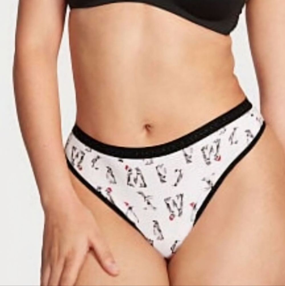 5/$40🛍  VICTORIA'S SECRET Cotton Bikini Panty Penguin 🐧 ❤️